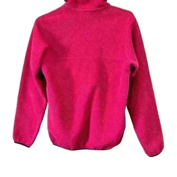 Vintage Patagonia Red Quarter Snap Button Polartec Fleece Pullover Size Small - Picture 4 of 8